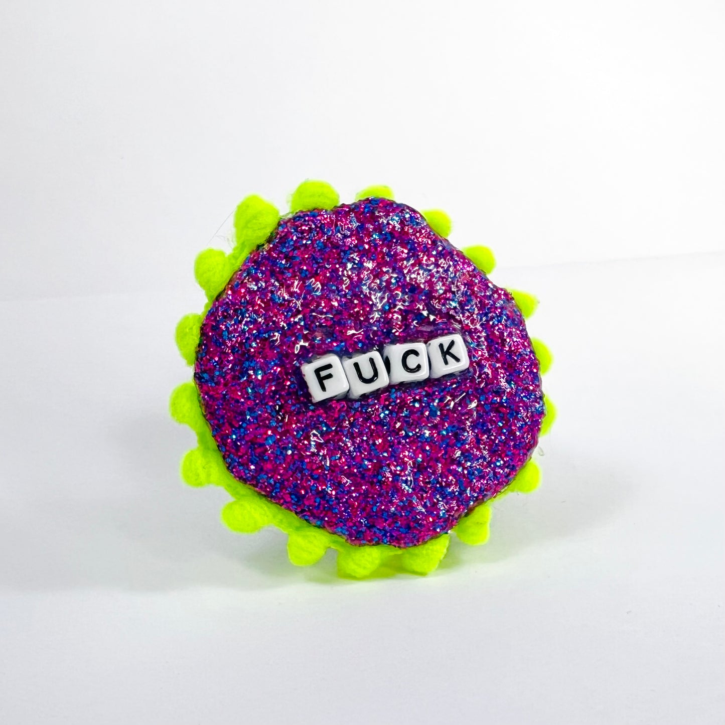 F*CK - blob pin / brooch