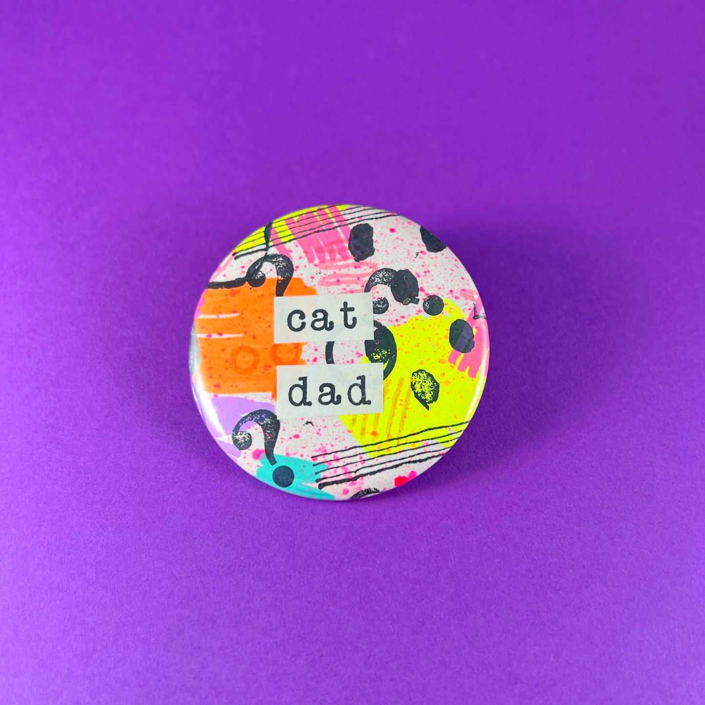 cat dad - Art Magnet