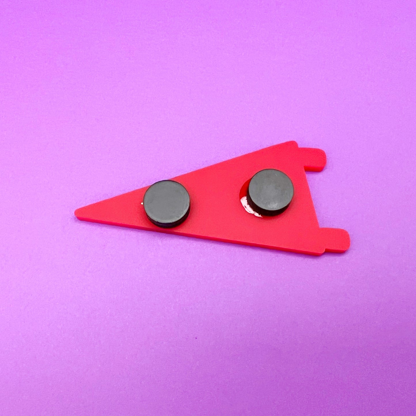RED FLAG pennant magnet