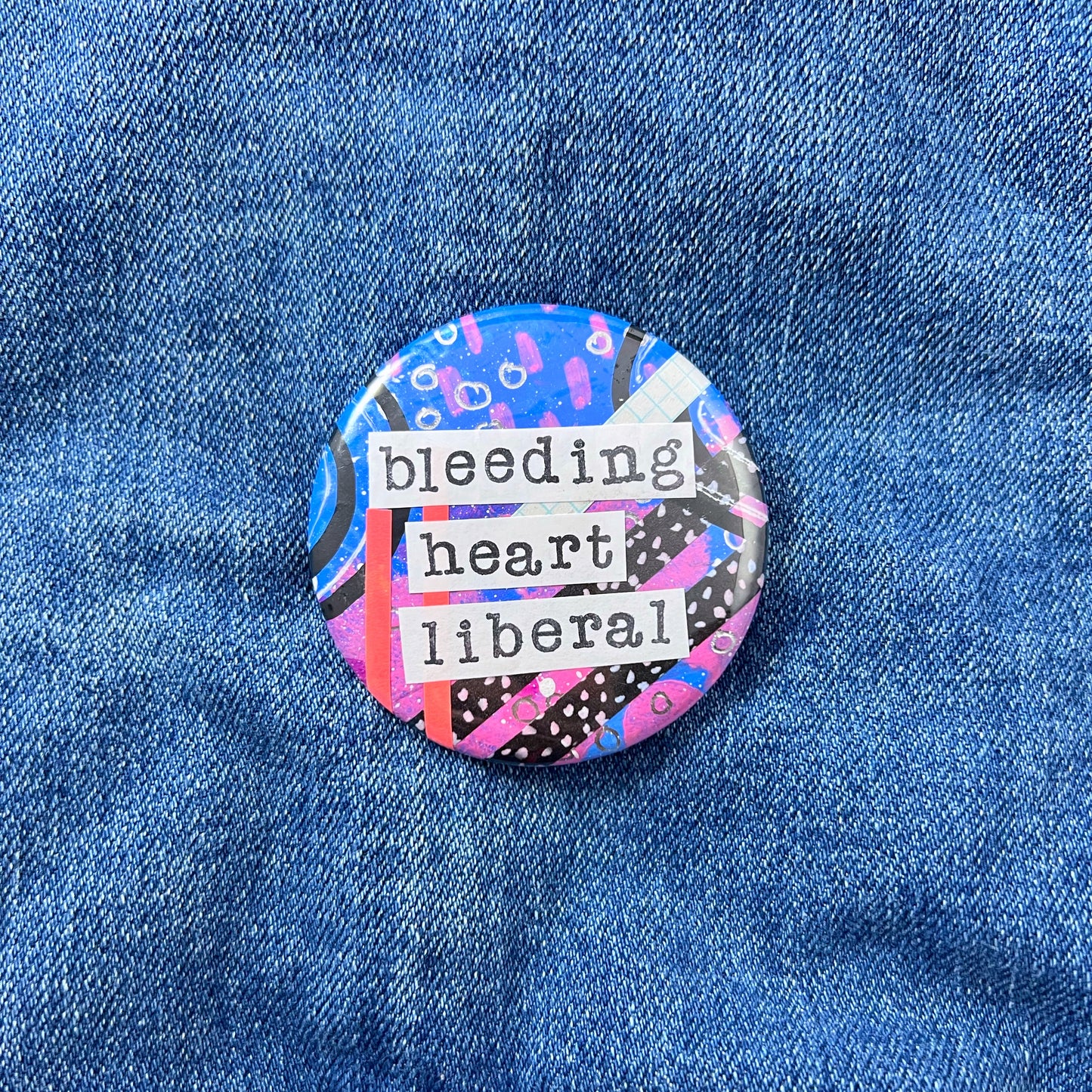 bleeding heart liberal - Art Pin