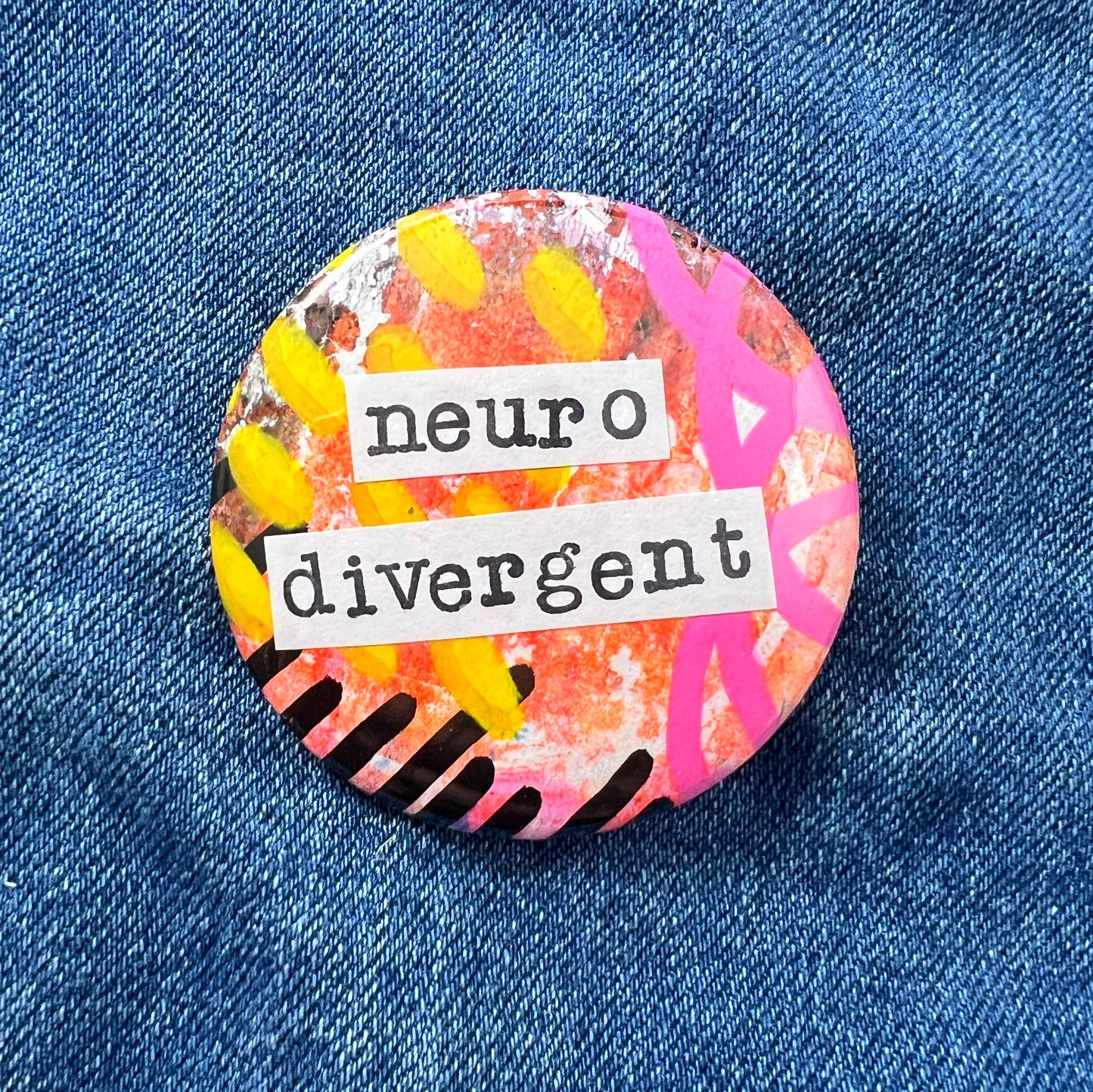 neurodivergent - Art Pin