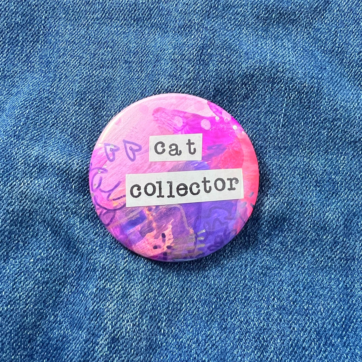 cat collector - Art Pin