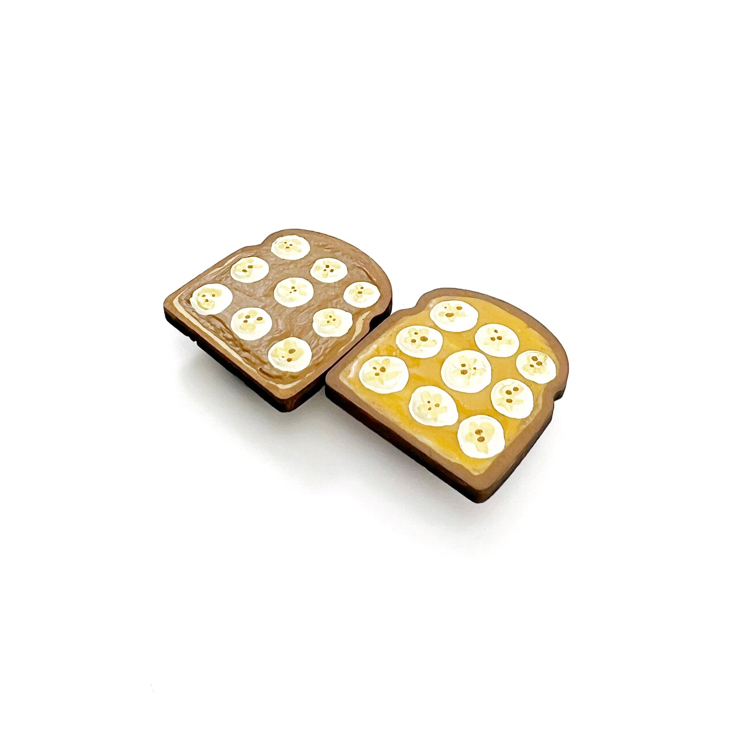 PB honey & banana tiny toast magnet duo