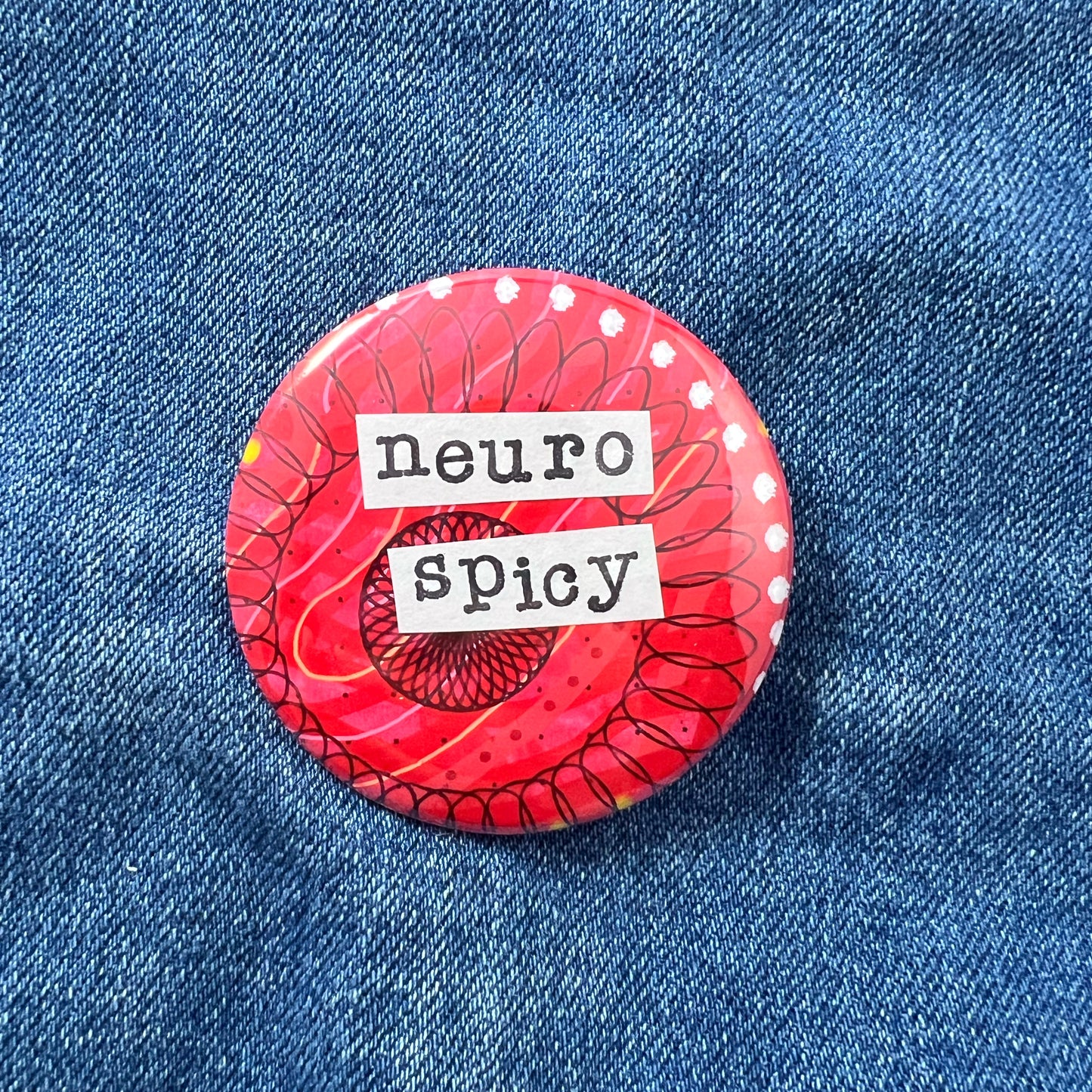 neuro spicy - Art Pin