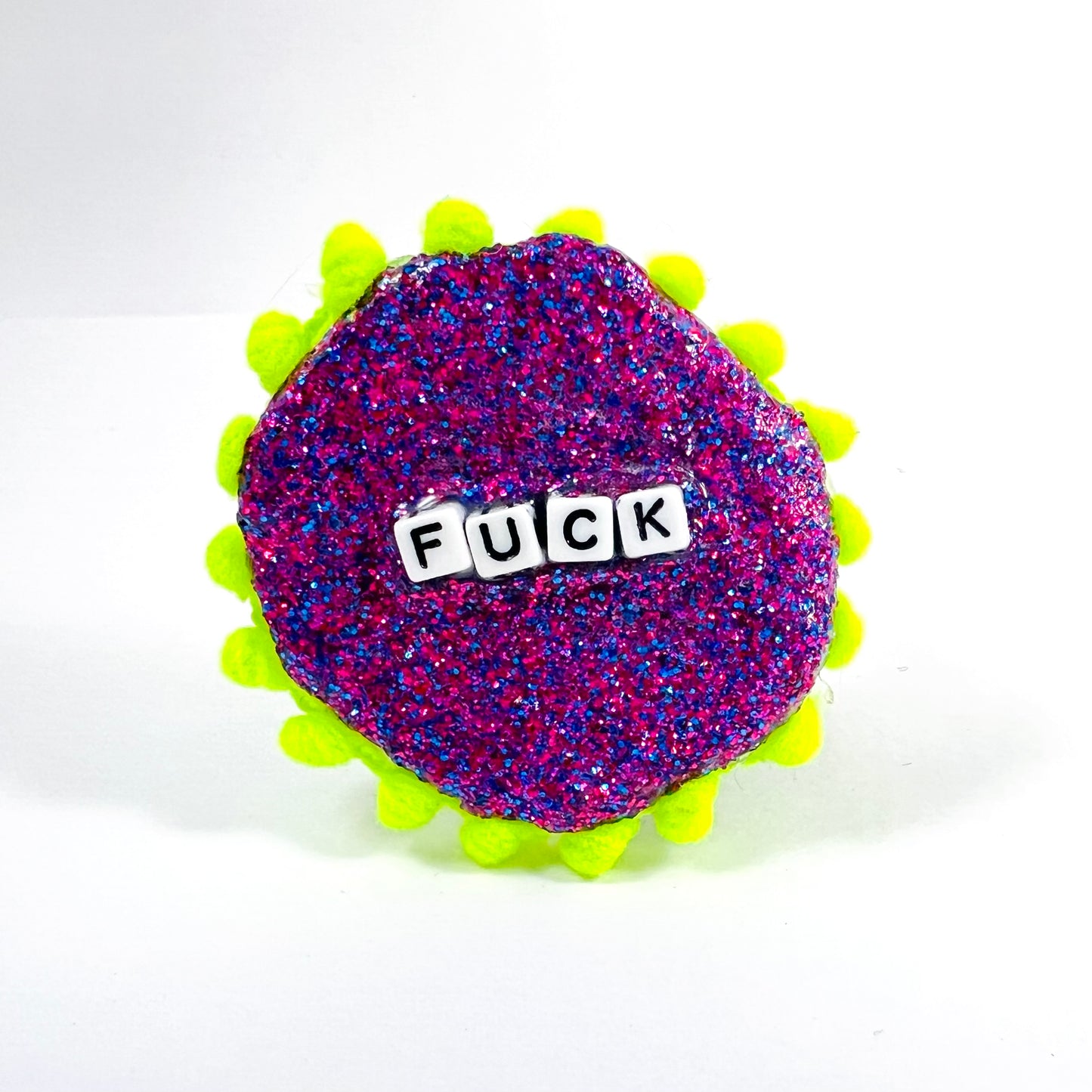 F*CK - blob pin / brooch