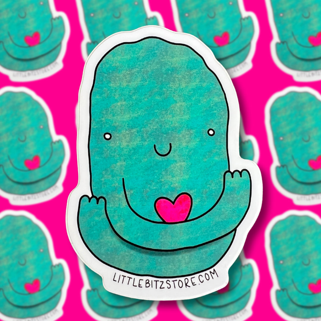 self love blob - vinyl sticker