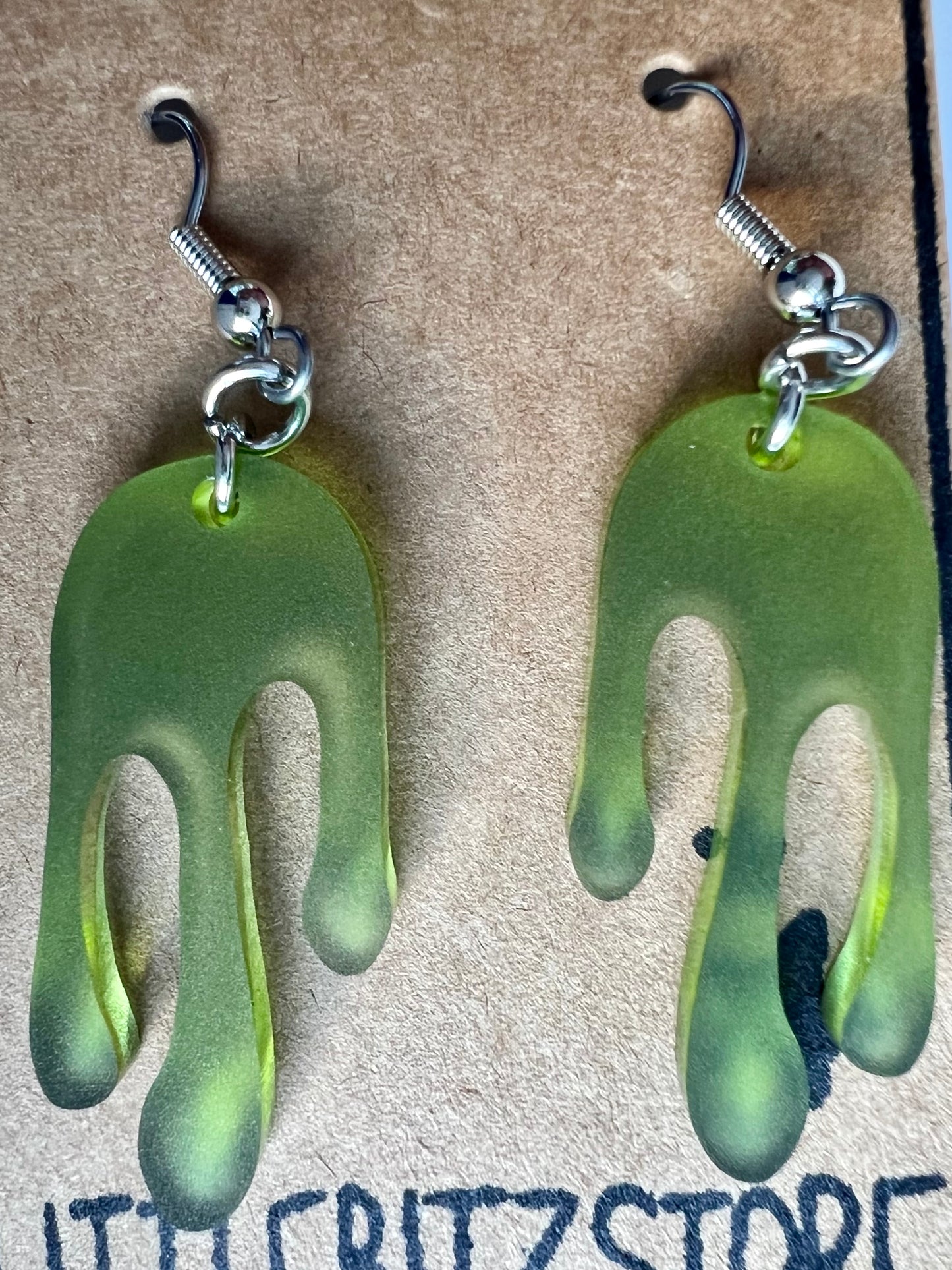 Drip Earrings - Multiple Colors - Surgical Steel Hook Style