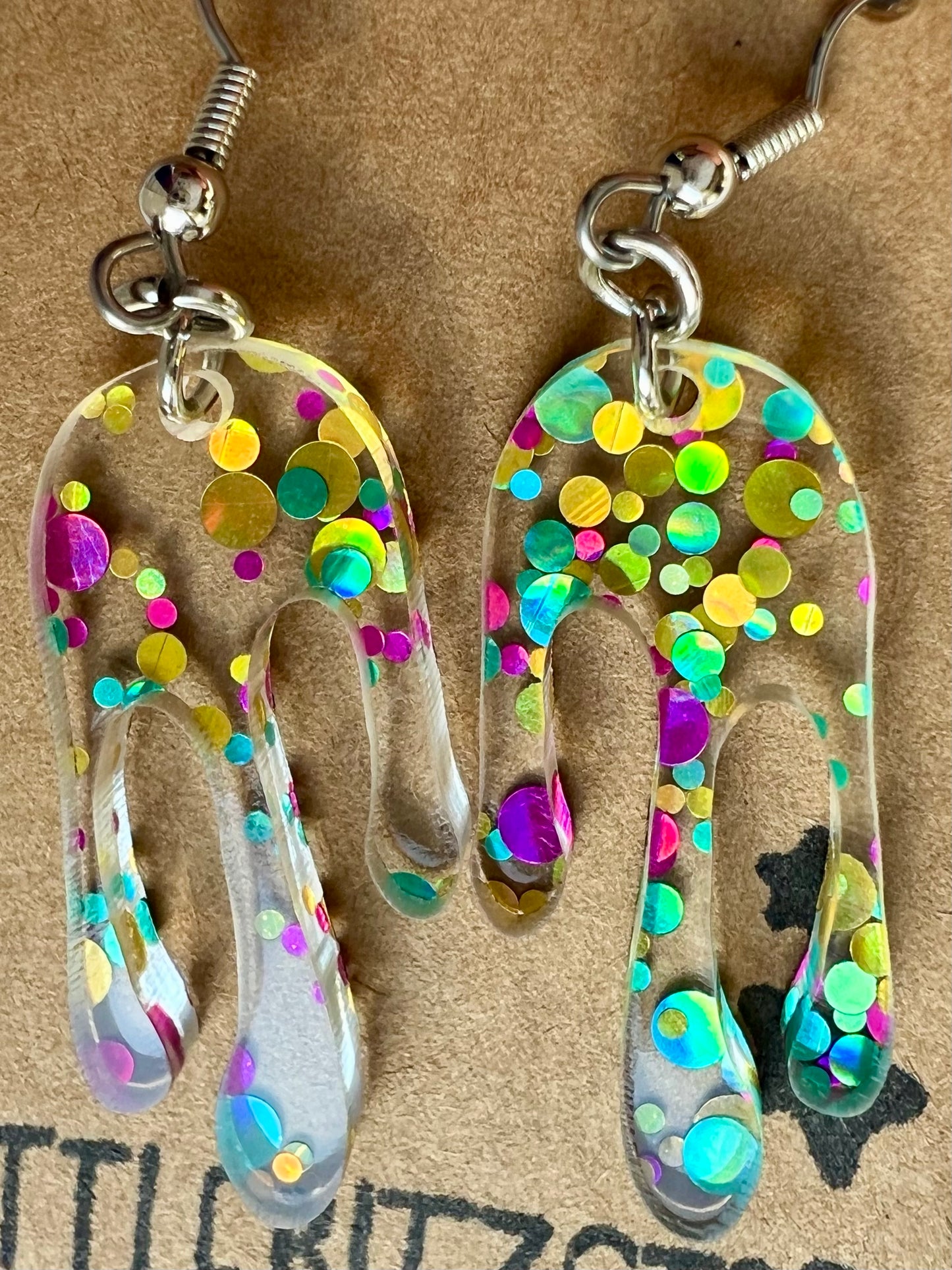 Drip Earrings - Multiple Colors - Surgical Steel Hook Style