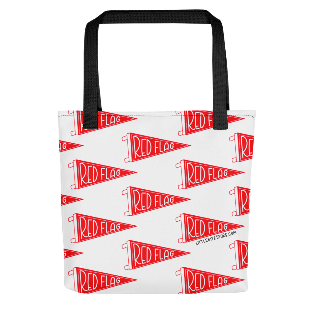 “RED FLAG” pennant - tote bag