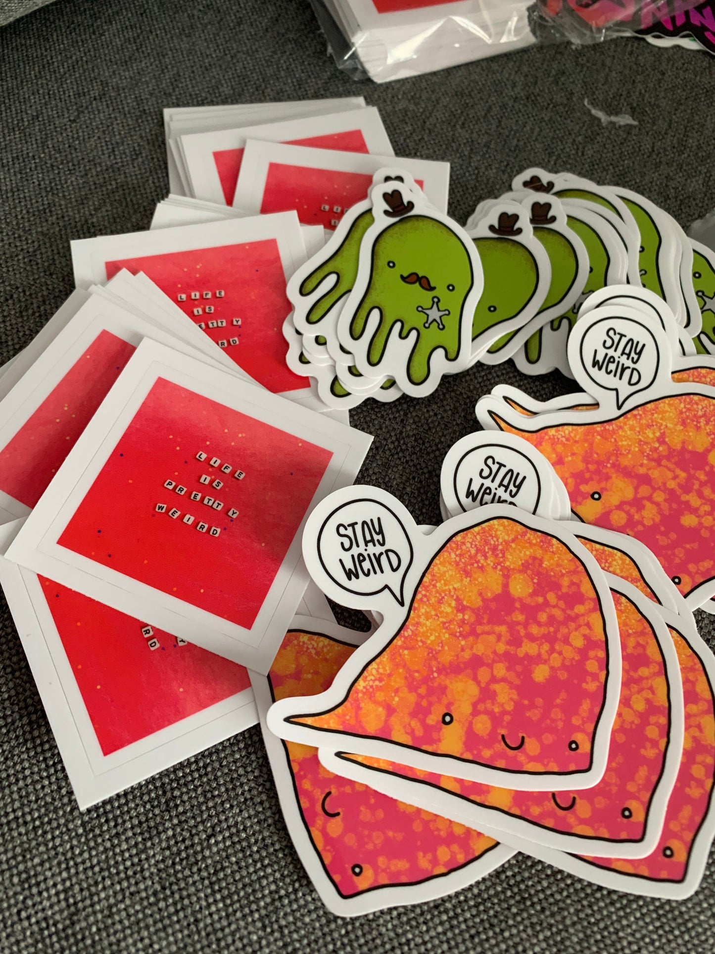 “life is pretty weird” - vinyl sticker