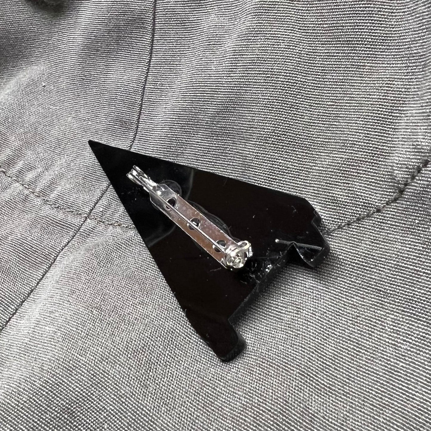 “TRUE CRIME” pennant - acrylic brooch