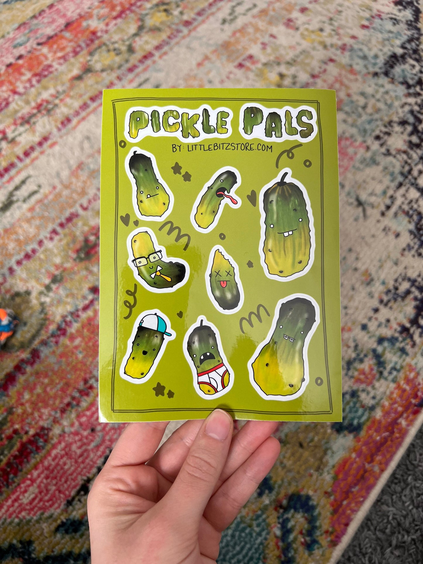 pickle pals - vinyl sticker sheet