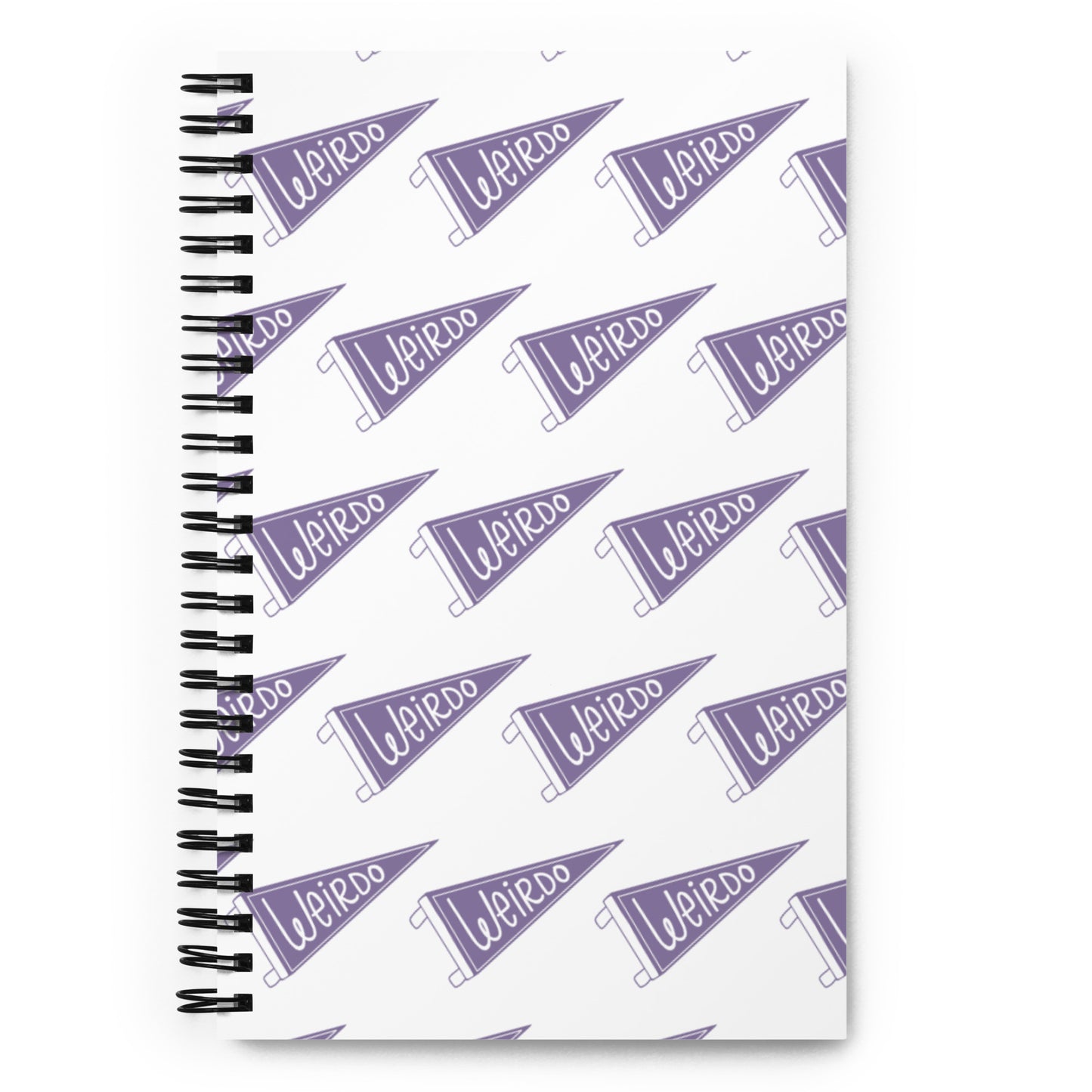 “WEIRDO” pennant - notebook