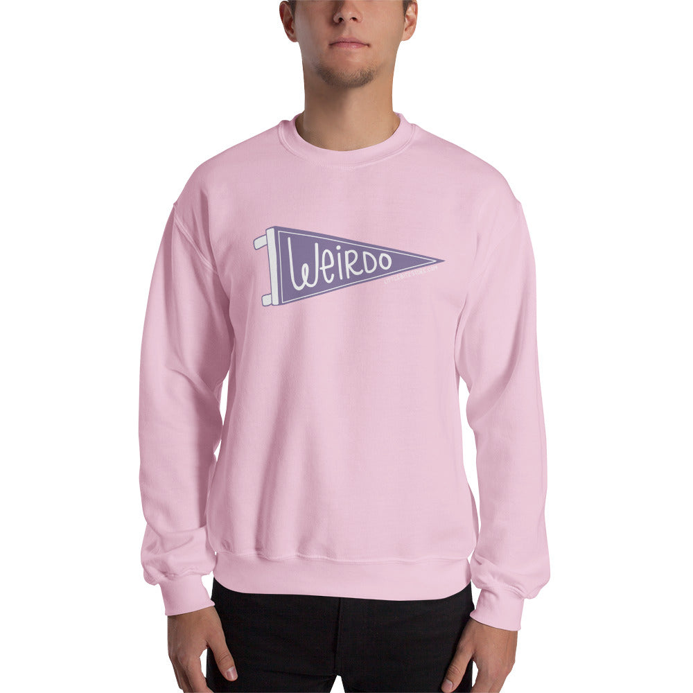 Weirdo Pennant - Unisex Crewneck Sweatshirt