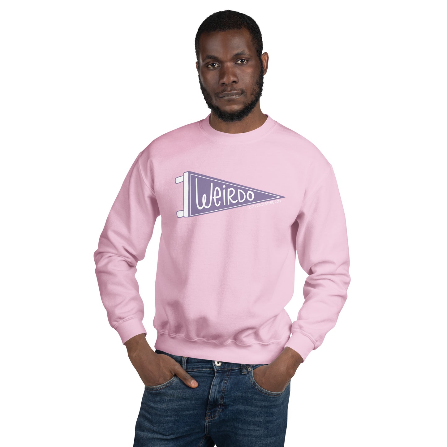 Weirdo Pennant - Unisex Crewneck Sweatshirt