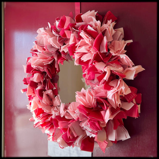 February and the Dollar Store Wreath