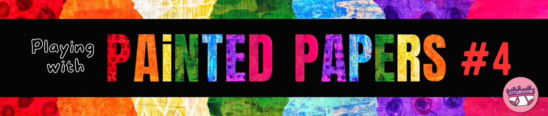 Playing with Painted Papers: Project 4 - Bunting