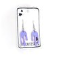 Drippy Earrings - Periwinkle - Surgical Steel Hook Style