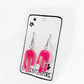 Drippy Earrings - Pastel Pink - Surgical Steel Hook Style