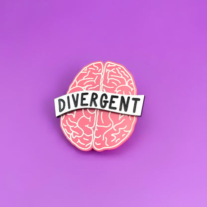 divergent brain - acrylic magnet