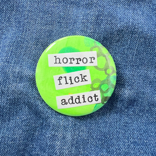 horror flick addict - Art Pin