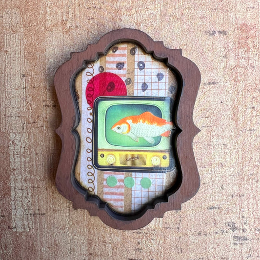 mini collage series - fish out of water