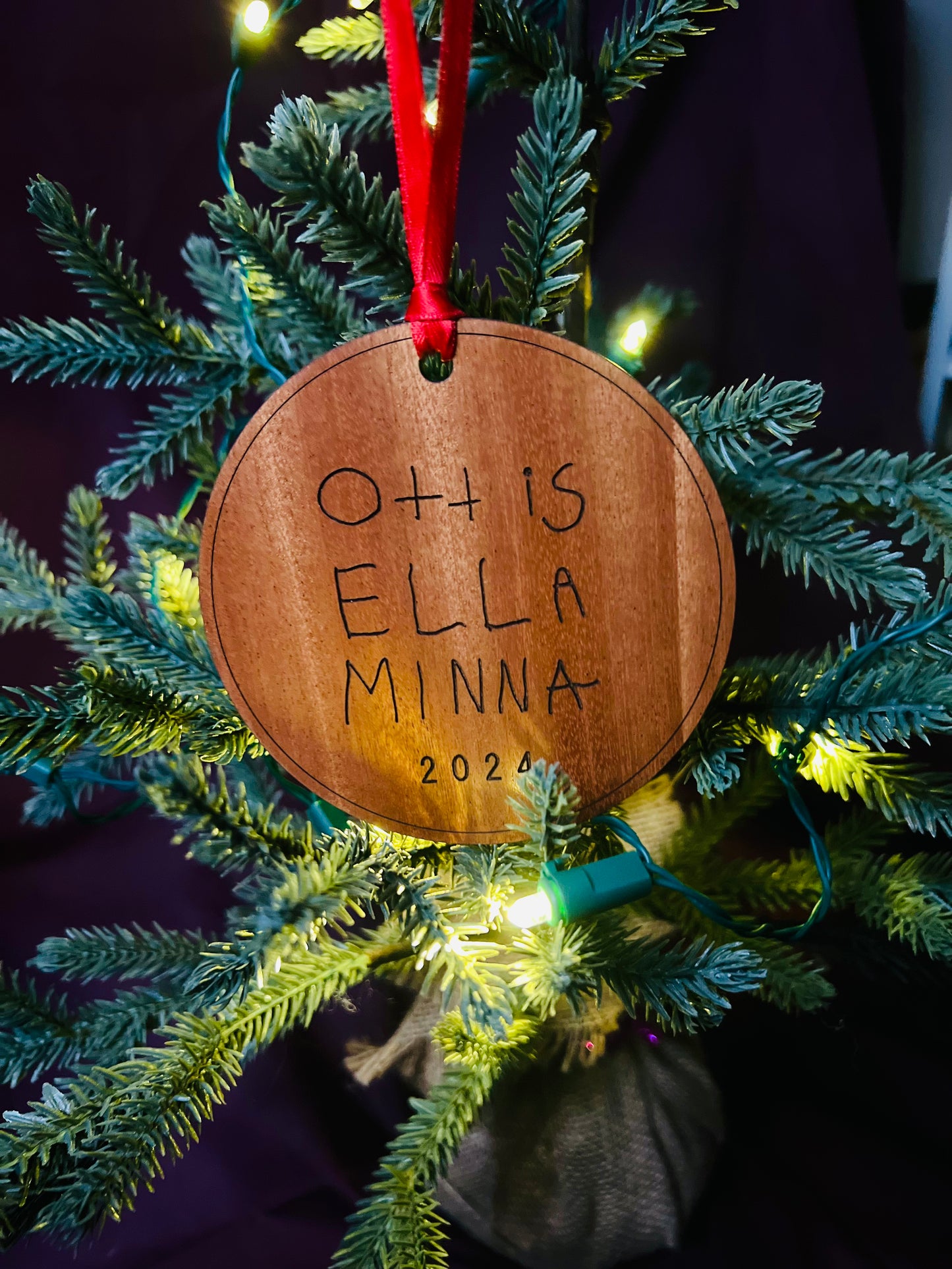 custom signature - holiday ornaments