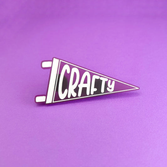 CRAFTY pennant magnet