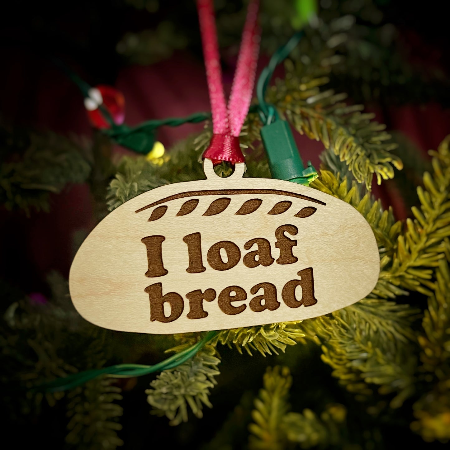 I loaf bread - artisan ornament