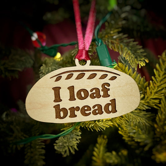 I loaf bread - artisan ornament