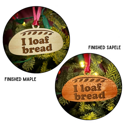 I loaf bread - artisan ornament
