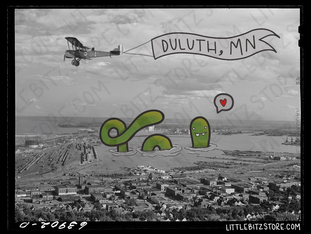 DULUTH, MN sea snake - sticker