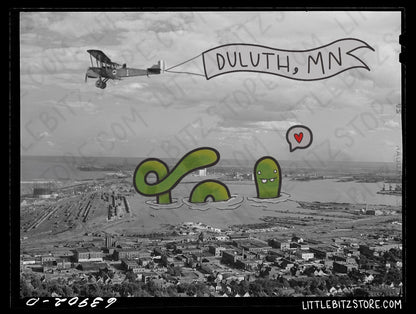 DULUTH, MN sea snake - sticker