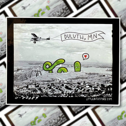 DULUTH, MN sea snake - sticker