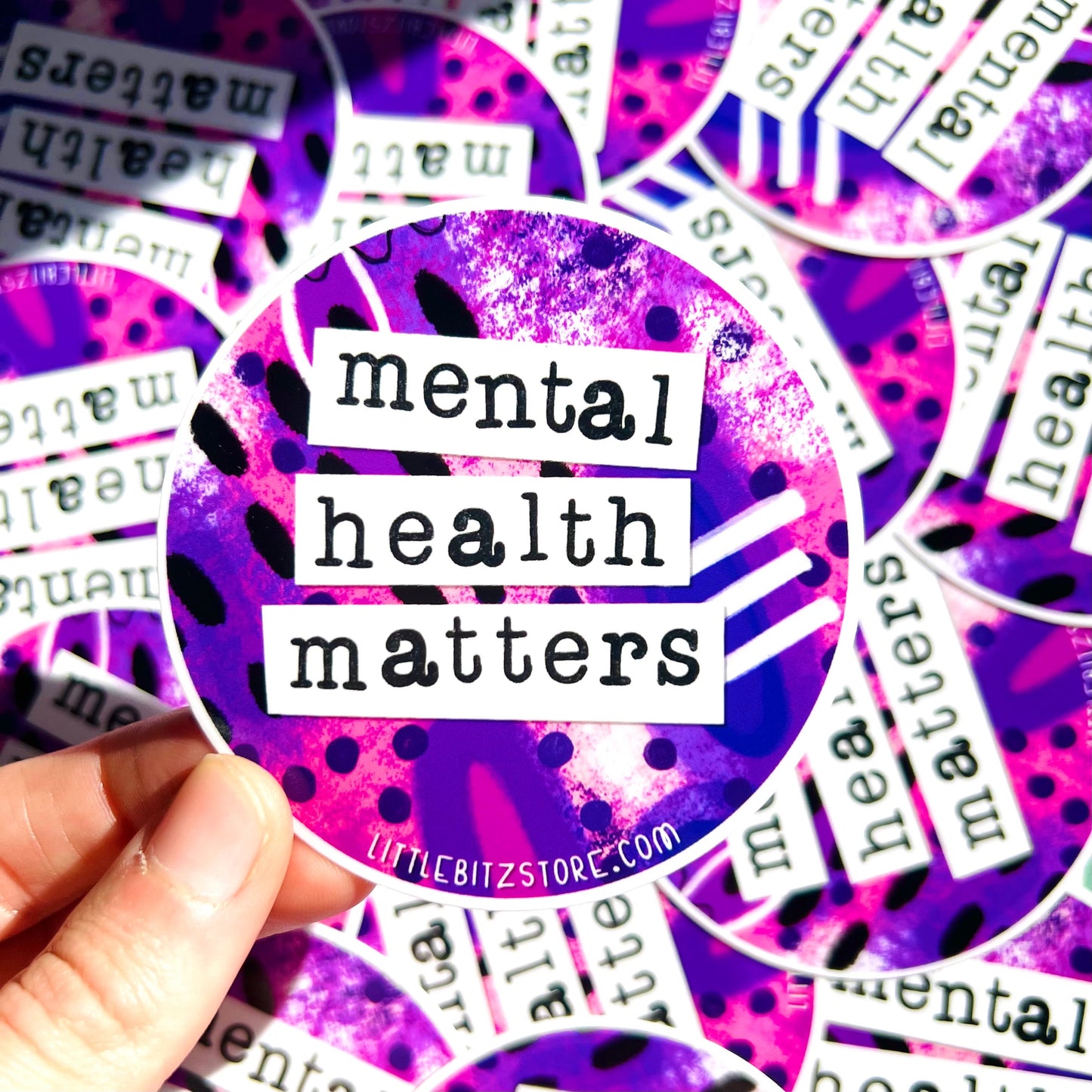 “mental health matters” - vinyl sticker