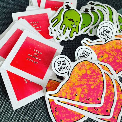 sheriff slime cute creature - vinyl sticker