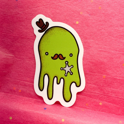 sheriff slime cute creature - vinyl sticker