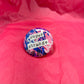 "super strange" - art pin / magnet