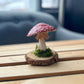 thicc bottom mushie - papier-mâché mushroom decor