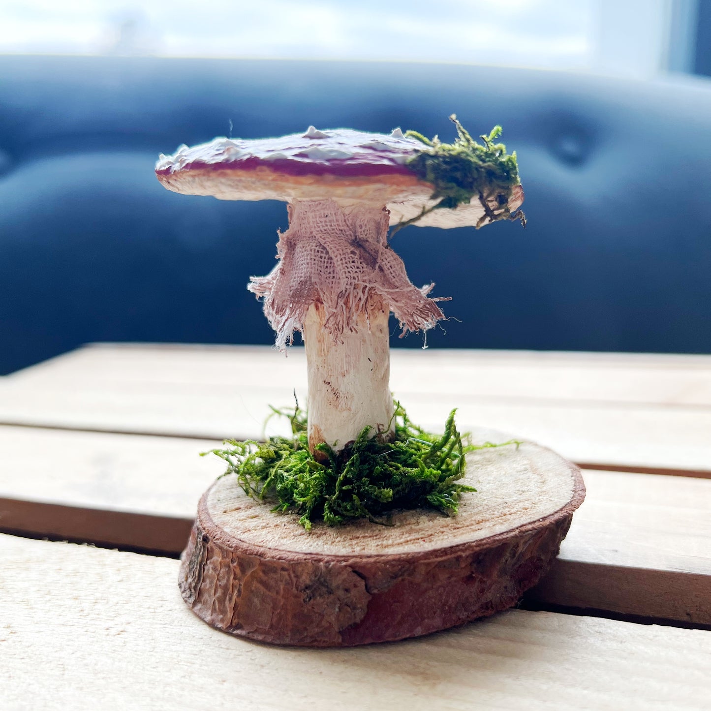 mini mushie - papier-mâché mushroom decor