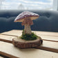 thicc bottom mushie - papier-mâché mushroom decor