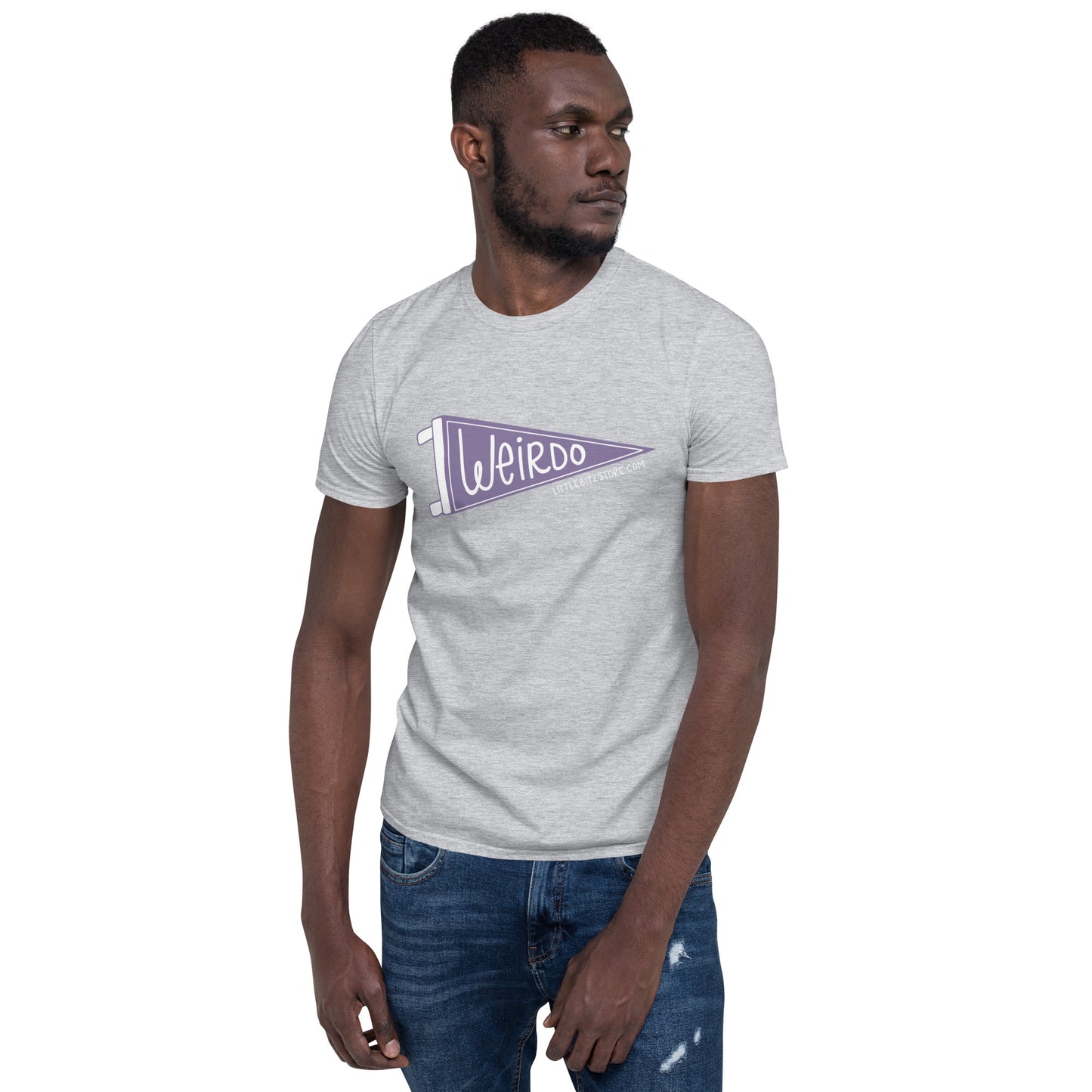 Weirdo Pennant - Unisex Short-Sleeve T-Shirt