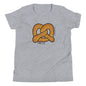 salty soft pretzel - youth short sleeve t-shirt